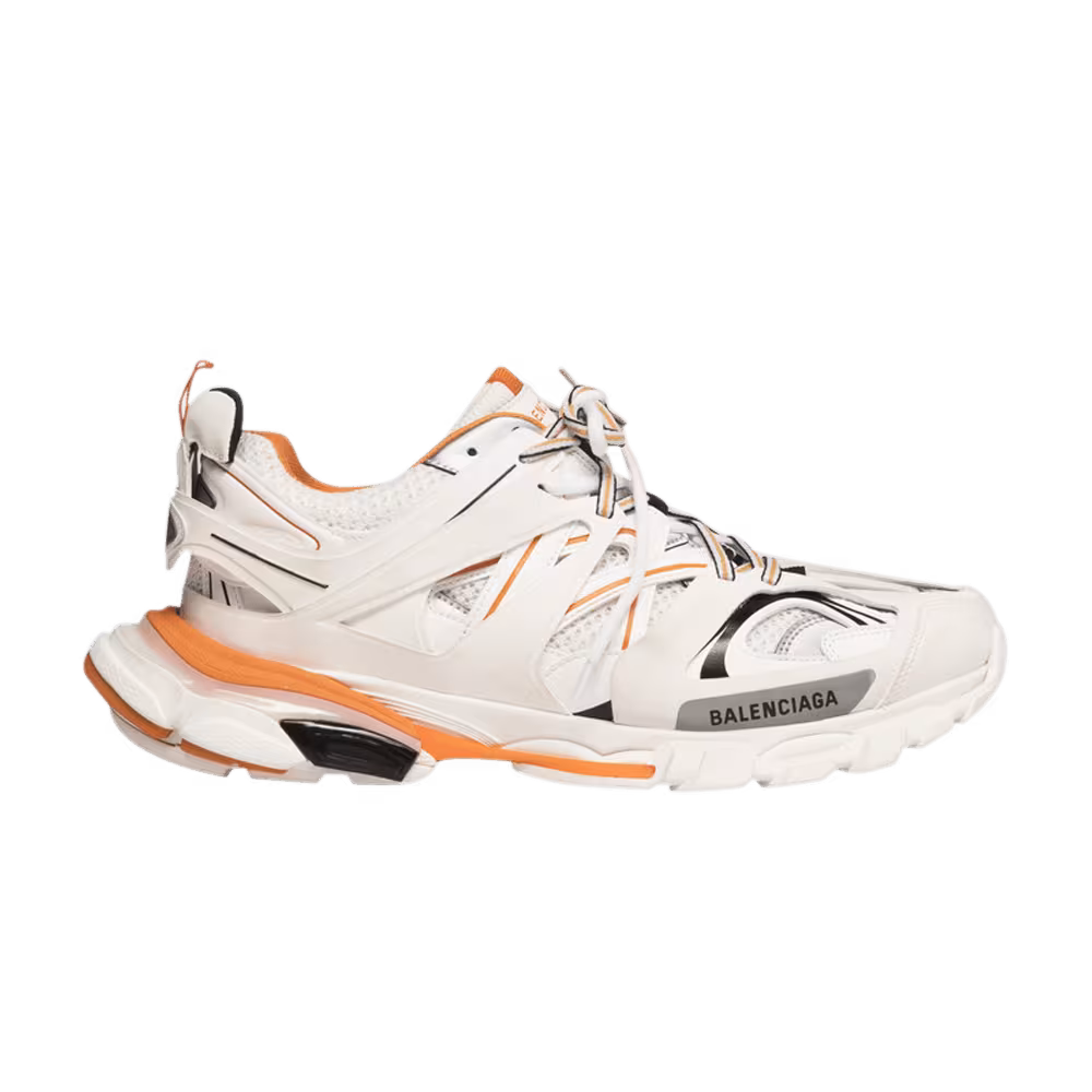 Balenciaga Women's Track Trainer White Orange