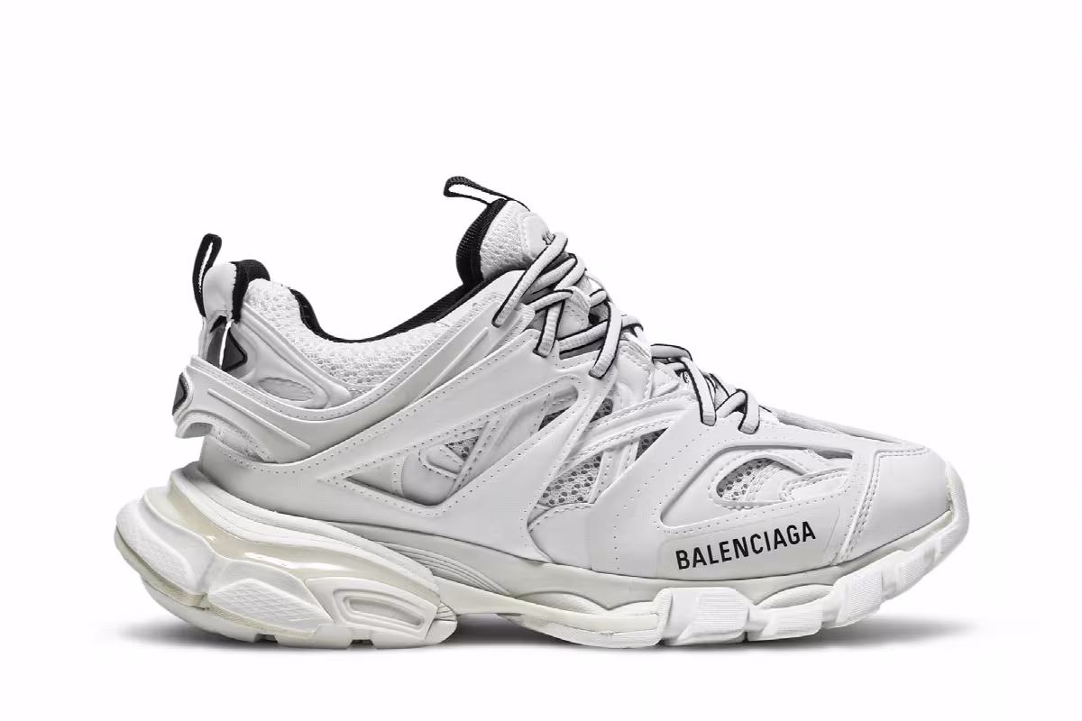 Balenciaga Women's Track Trainer White, view 2