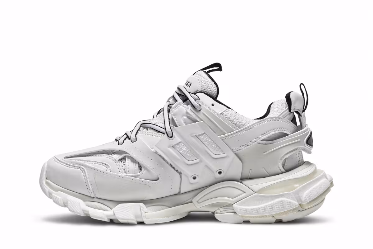 Balenciaga Women's Track Trainer White, view 4