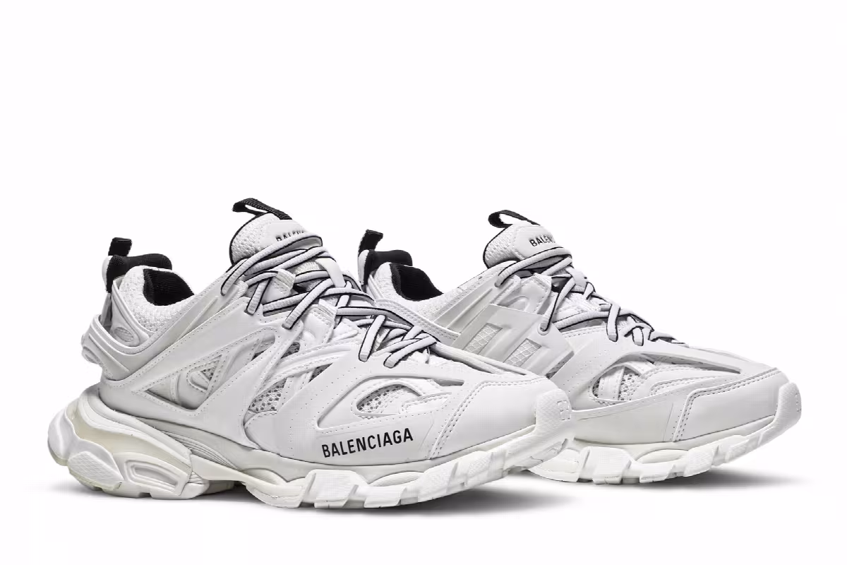 Balenciaga Women's Track Trainer White, view 9
