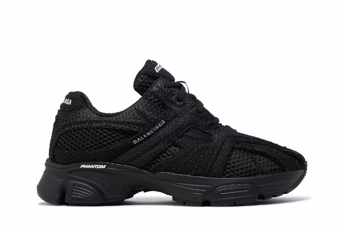 Balenciaga Women's Phantom Sneaker Black, view 2