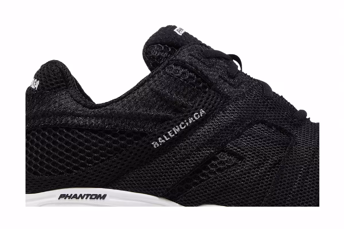 Balenciaga Phantom Sneaker Black White, view 3