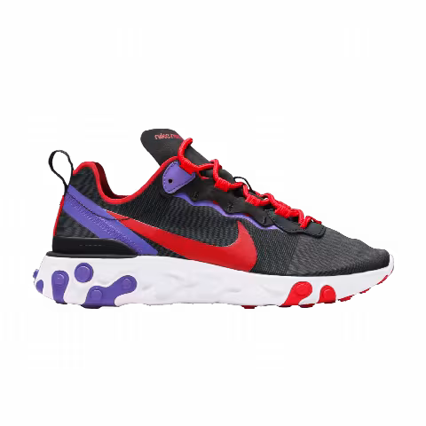 Nike Wmns React Element 55 'Black Red Purple'