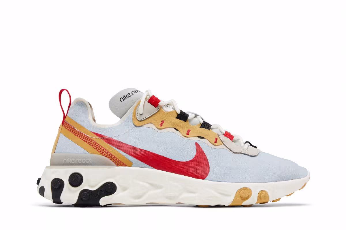 Nike React Element 55 Platinum Club Gold, view 2