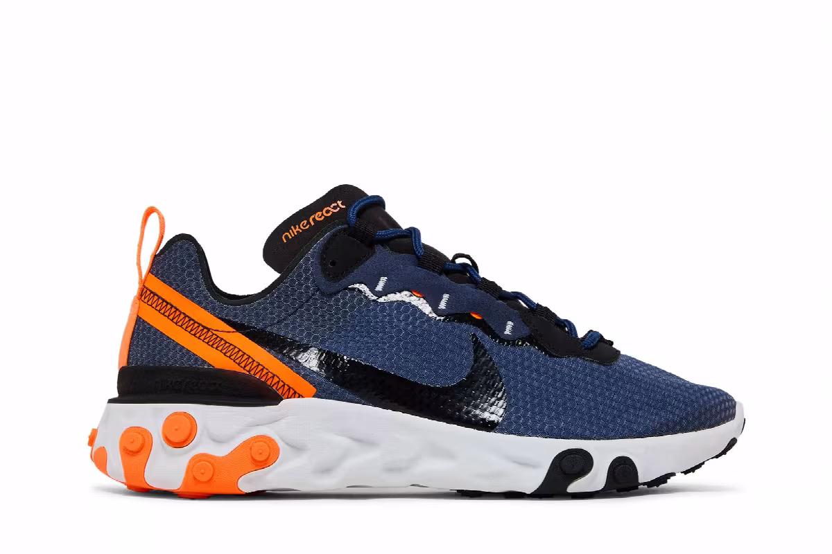 Nike React Element 55 Midnight Navy, view 2