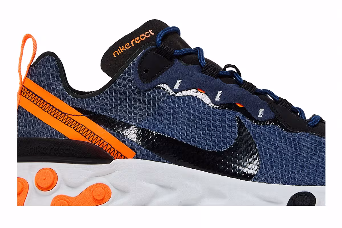 Nike React Element 55 Midnight Navy, view 3