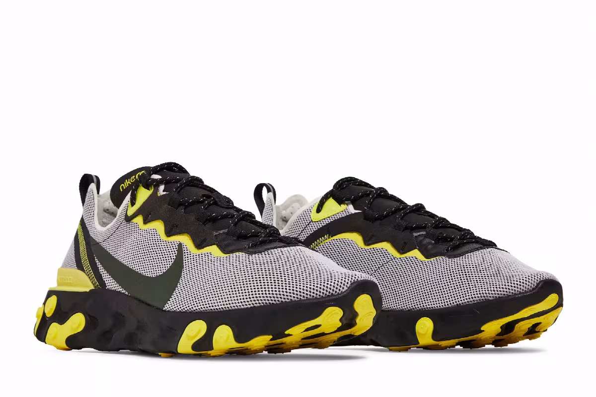 Nike React Element 55 Dynamic Yellow, view 9