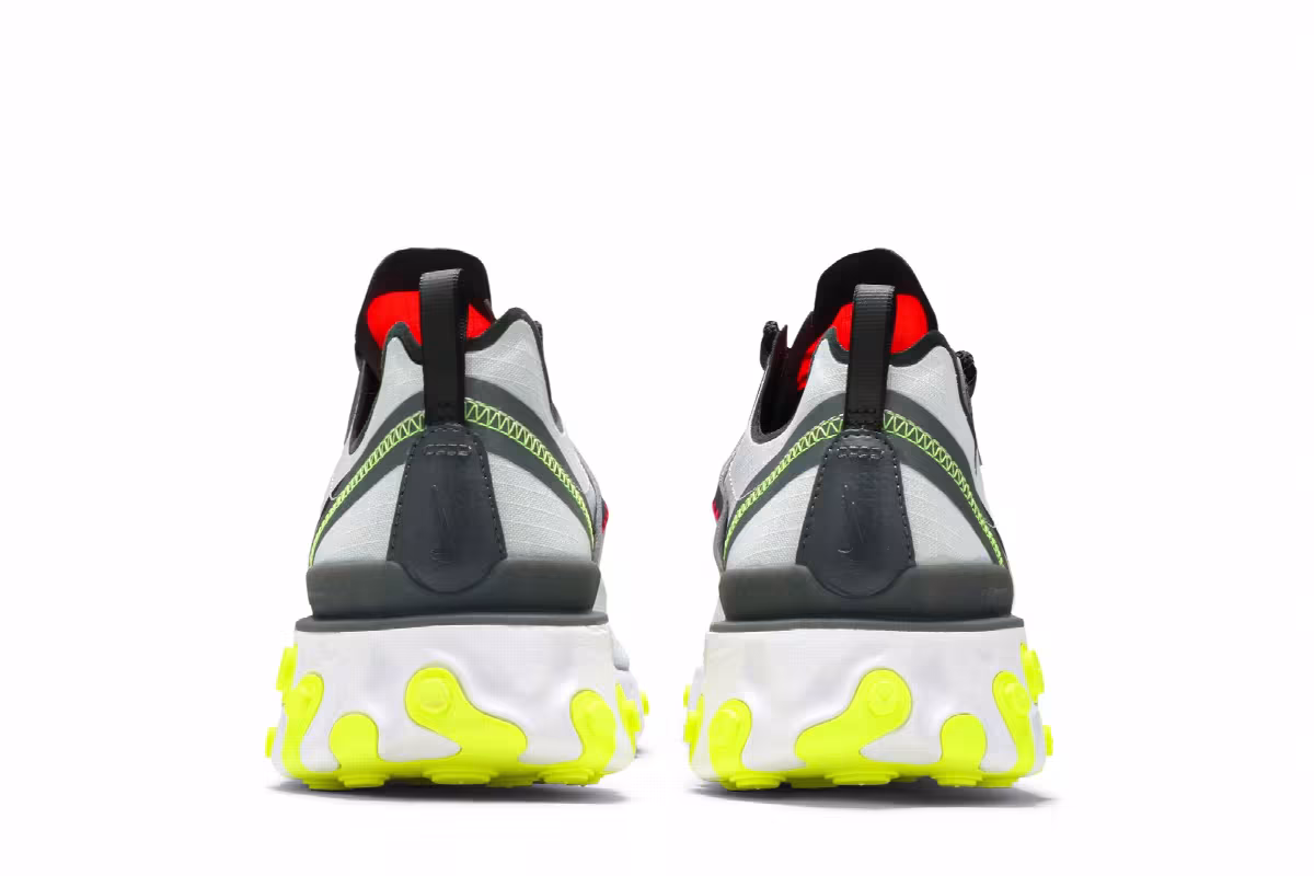 Nike React Element 55 SE Platinum Crimson, view 7