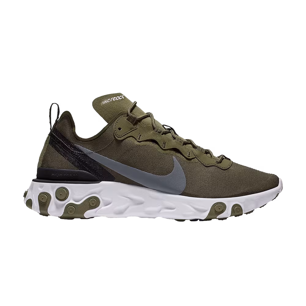 Nike React Element 55 Medium Olive