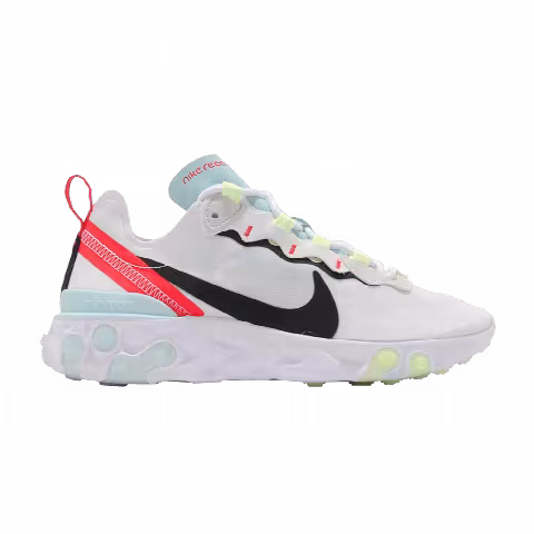 Nike Wmns React Element 55 'White Black Blue'