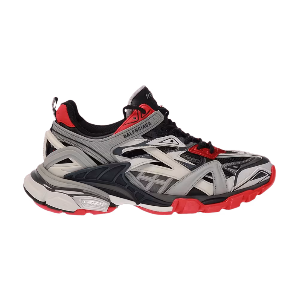 Balenciaga Women's Track.2 Trainer Black Grey Red