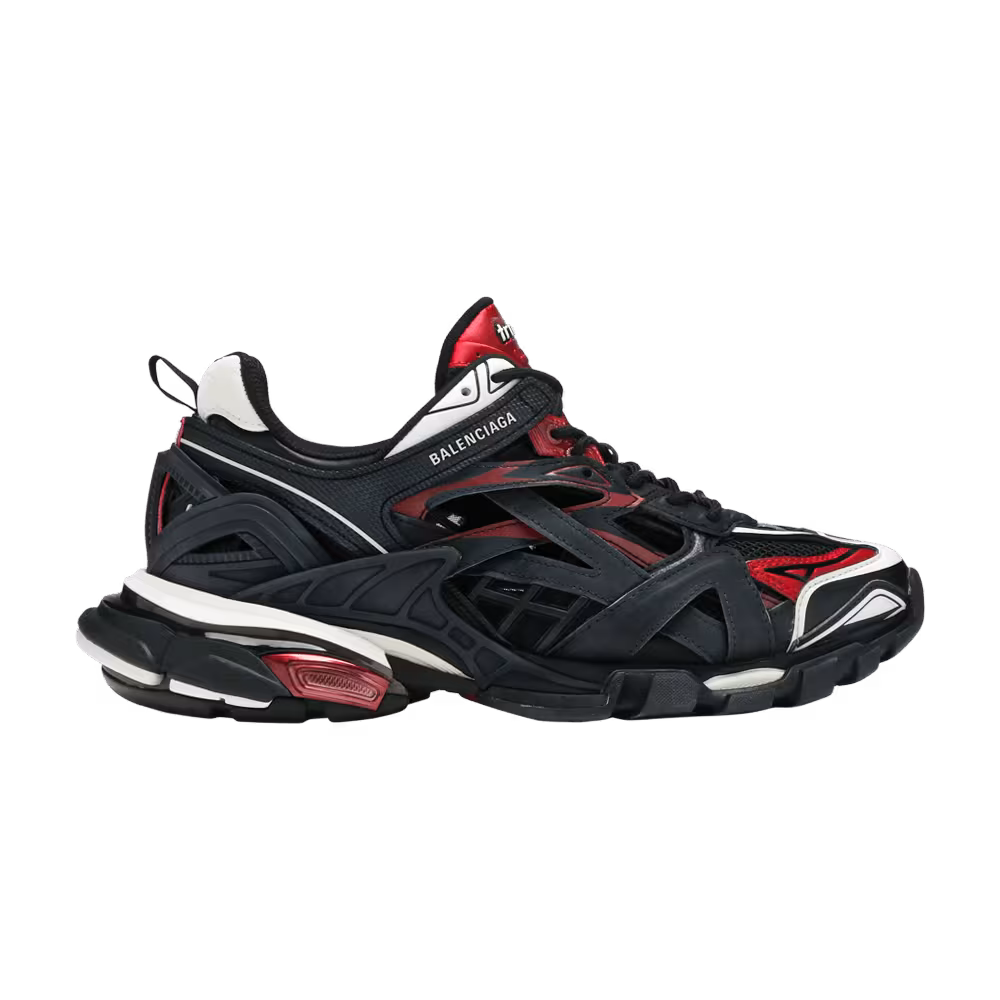 Balenciaga Track.2 Trainer Black Burgundy