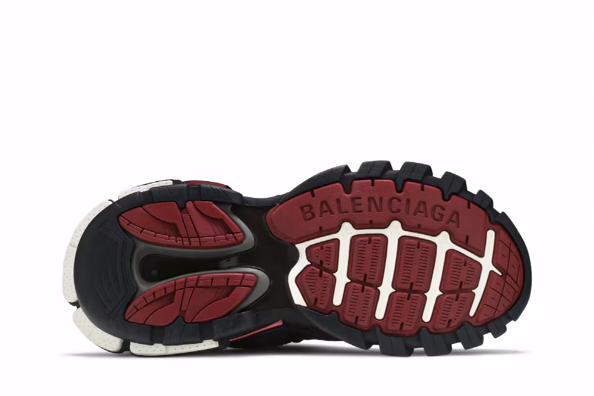 Balenciaga Track.2 Trainer Black Burgundy, view 5
