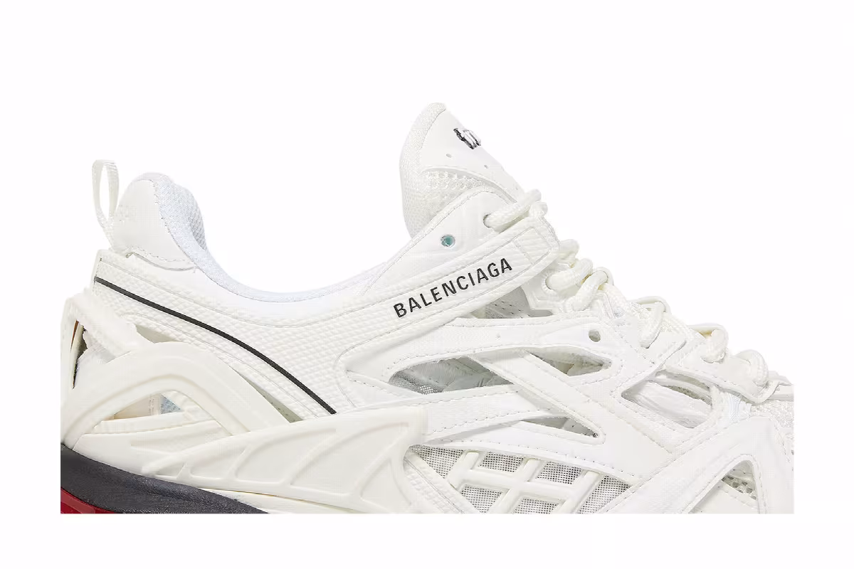 Balenciaga Track.2 Trainer White Red, view 3