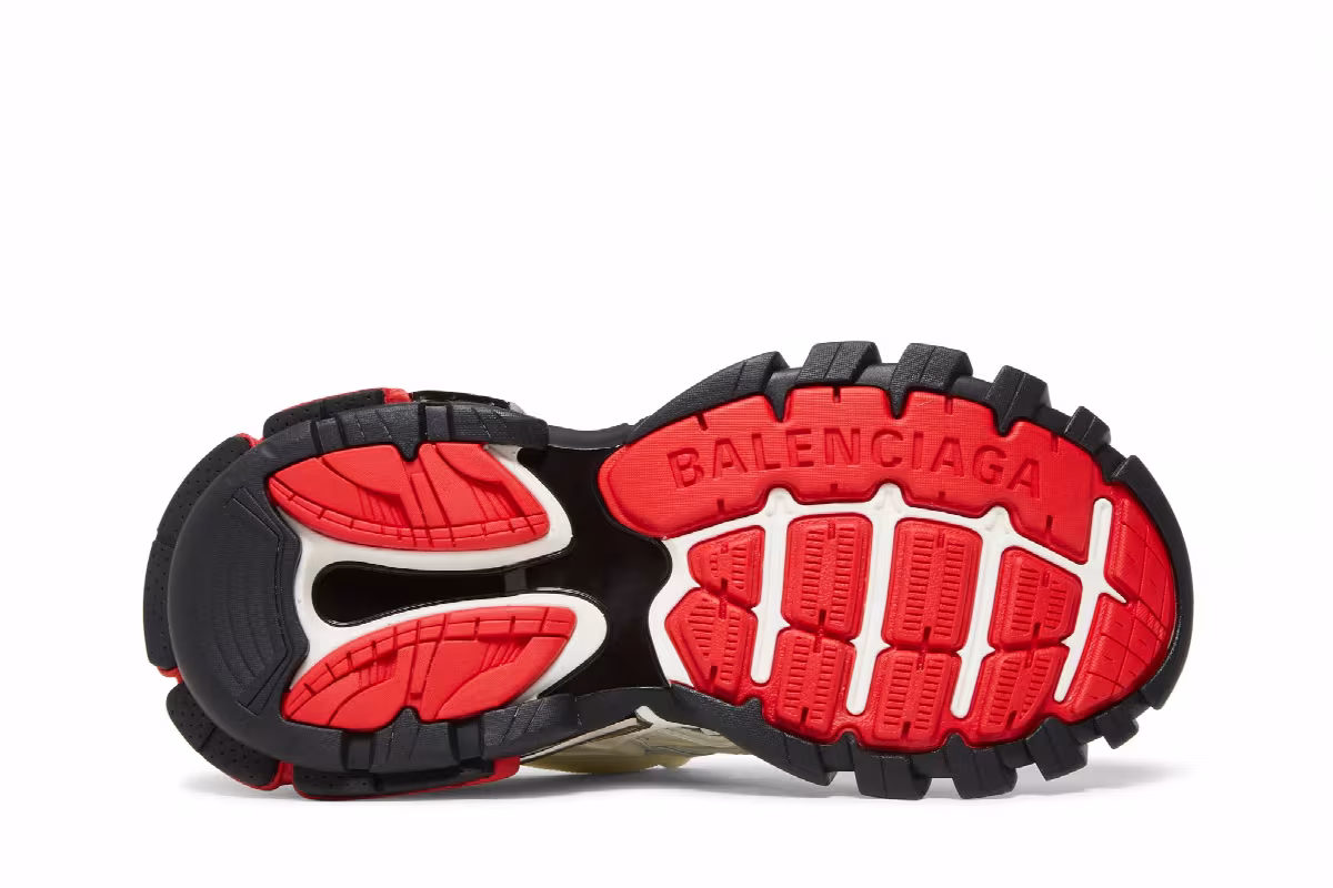 Balenciaga Track.2 Trainer White Red, view 5