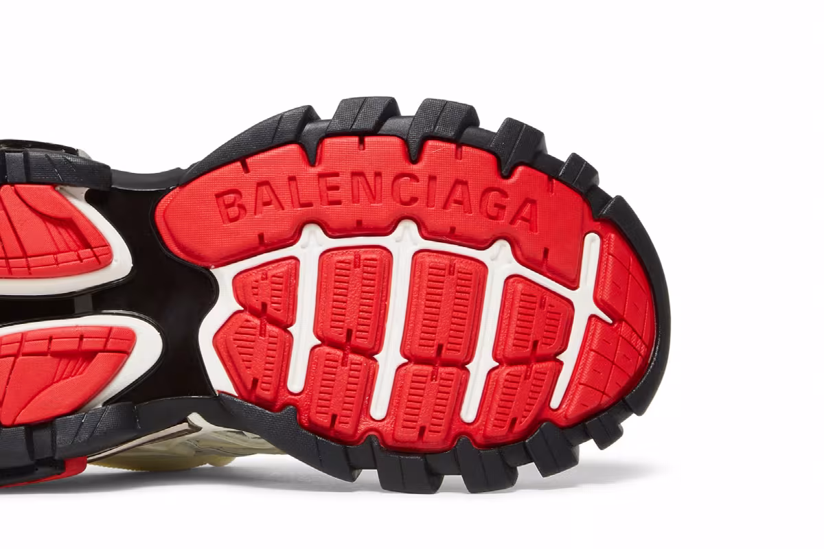 Balenciaga Track.2 Trainer White Red, view 6
