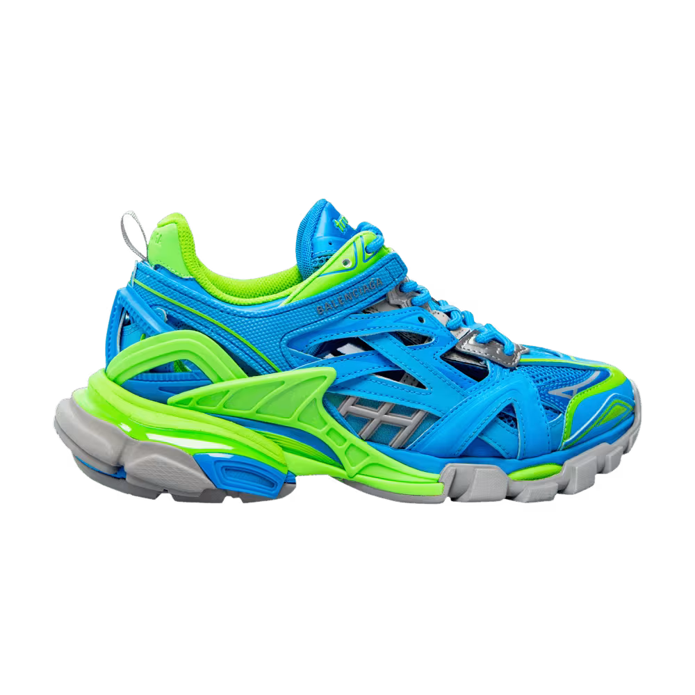 Balenciaga Track.2 Trainer Blue Green