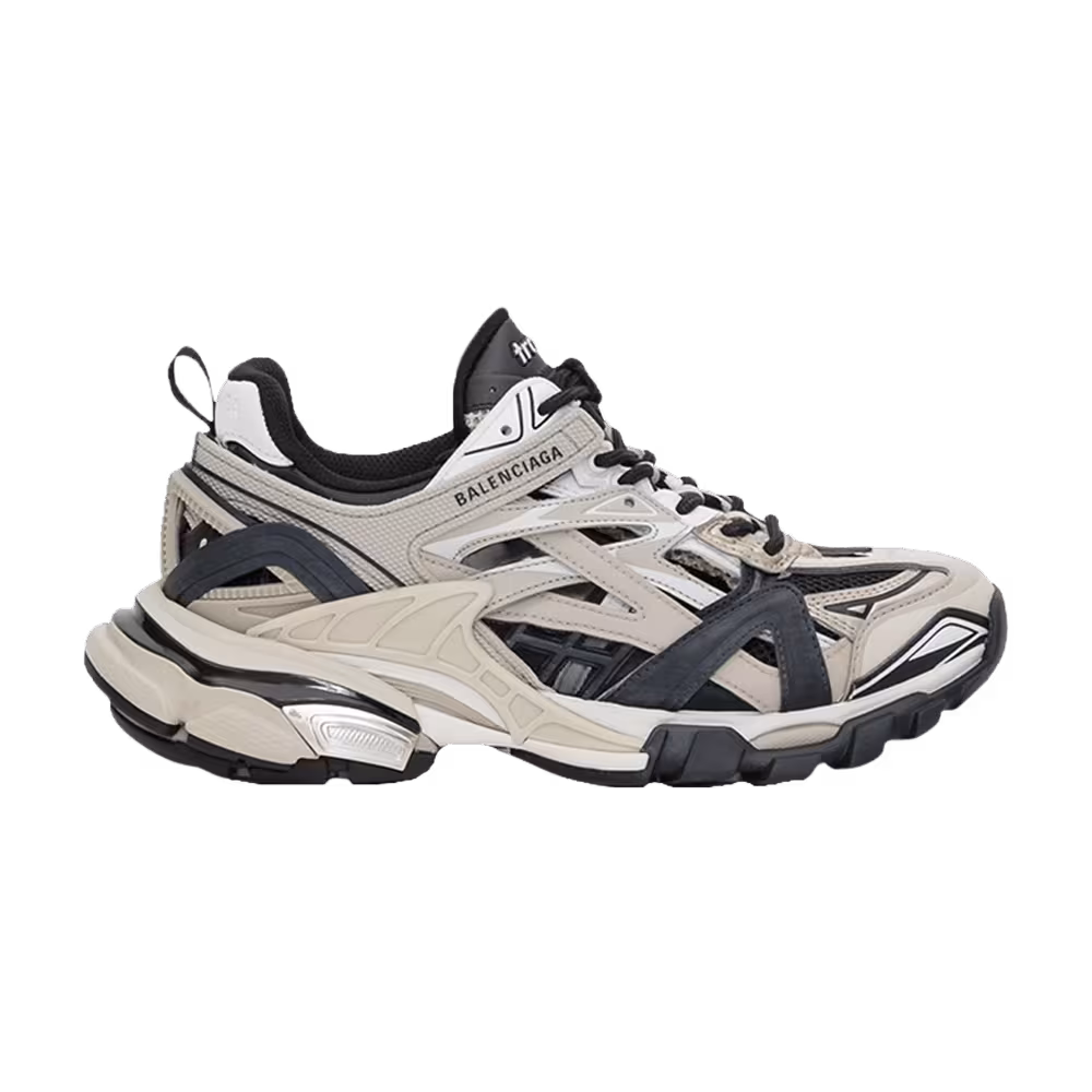 Balenciaga Women's Track.2 Trainer Beige Black