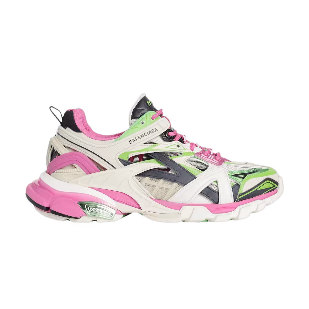 Balenciaga Women's Track.2 Trainer Pink Green