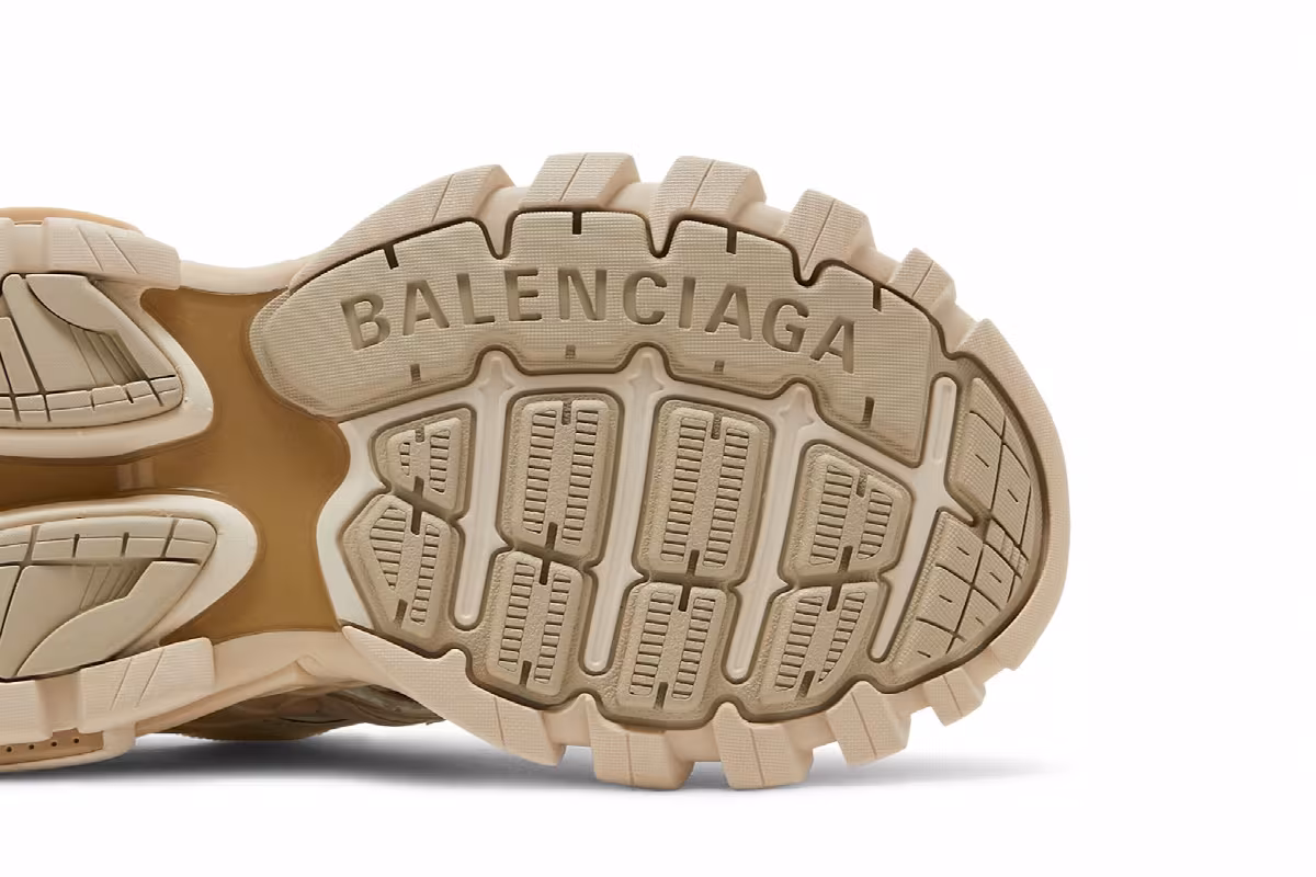 Balenciaga Women's Track.2 Trainer Beige, view 6