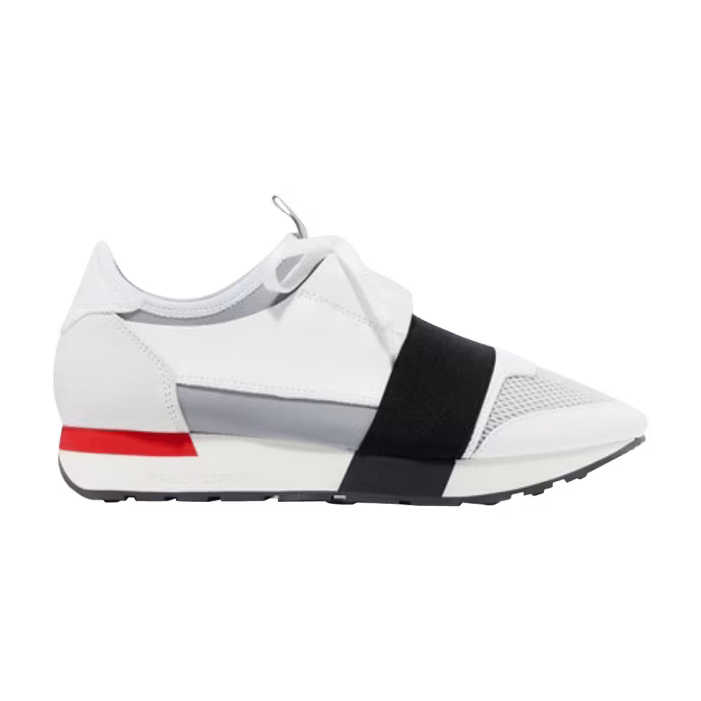 Balenciaga Women's Race Runner White Black Grey 2017