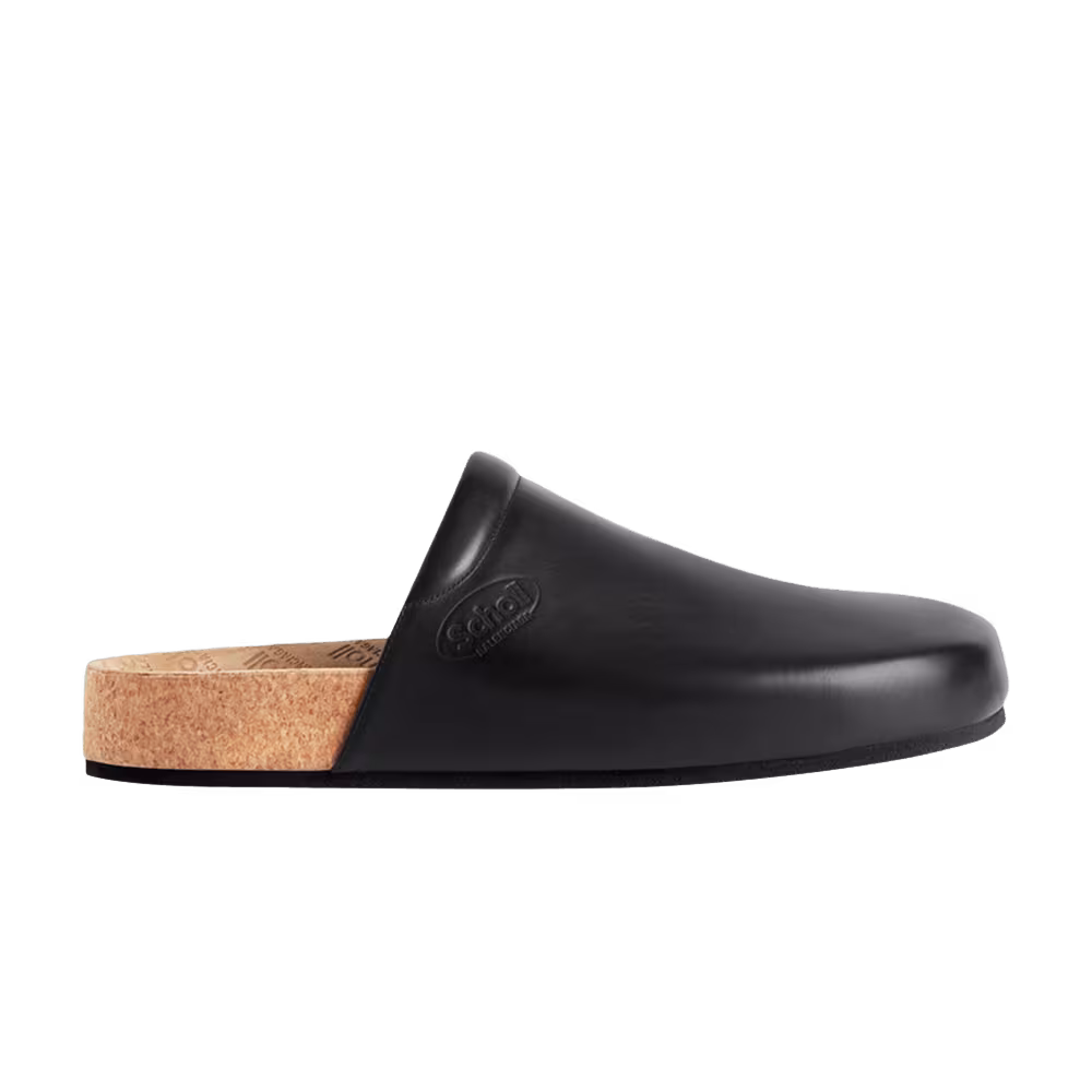 Scholl x Balenciaga Mule Flat Black