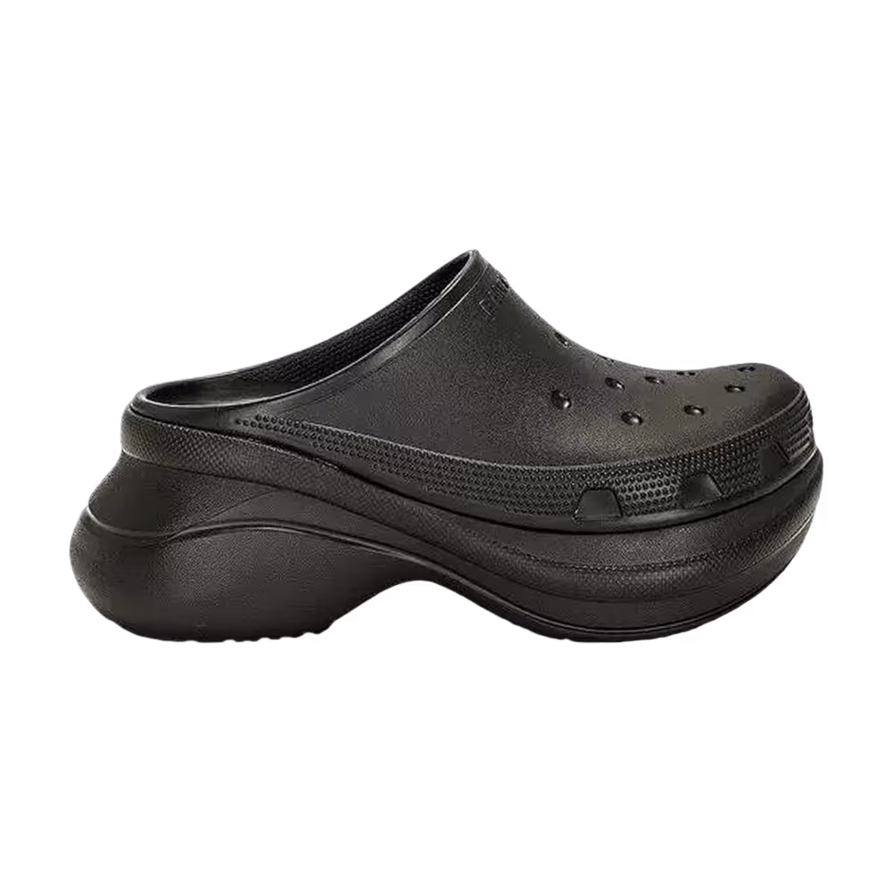 Balenciaga x Crocs Rubber Mules Black