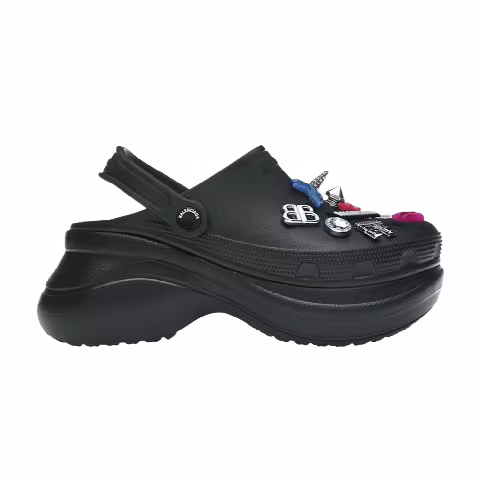 Balenciaga x Wmns Mule 'Black Multicolor Jibbitz'