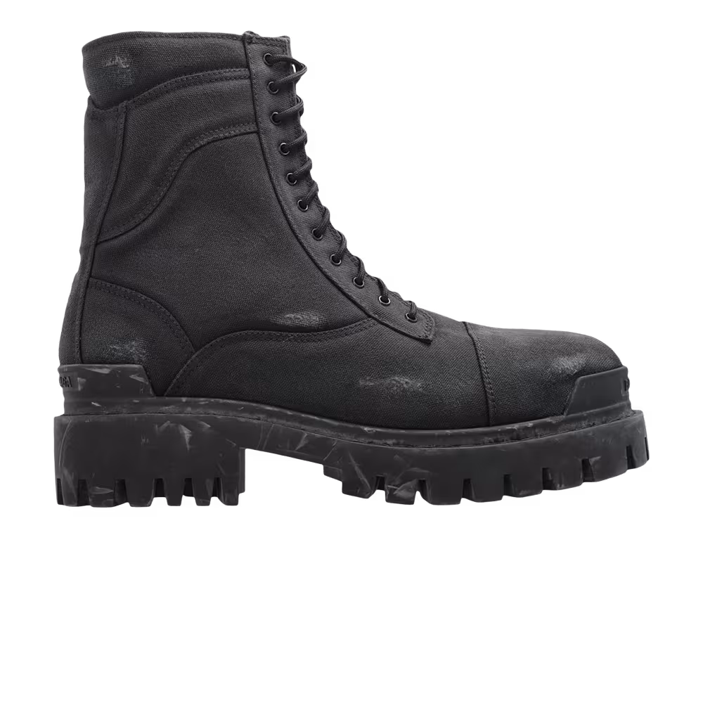 Balenciaga Combat Strike Boot Black