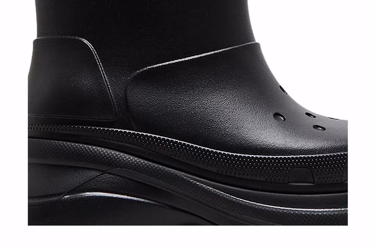 Crocs x Balenciaga Women's Boot Black, view 3