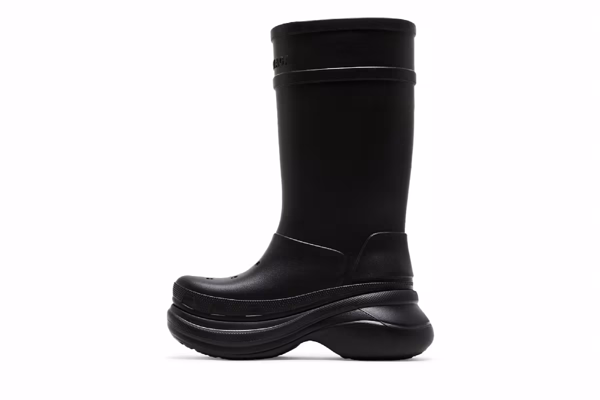 Crocs x Balenciaga Women's Boot Black, view 4