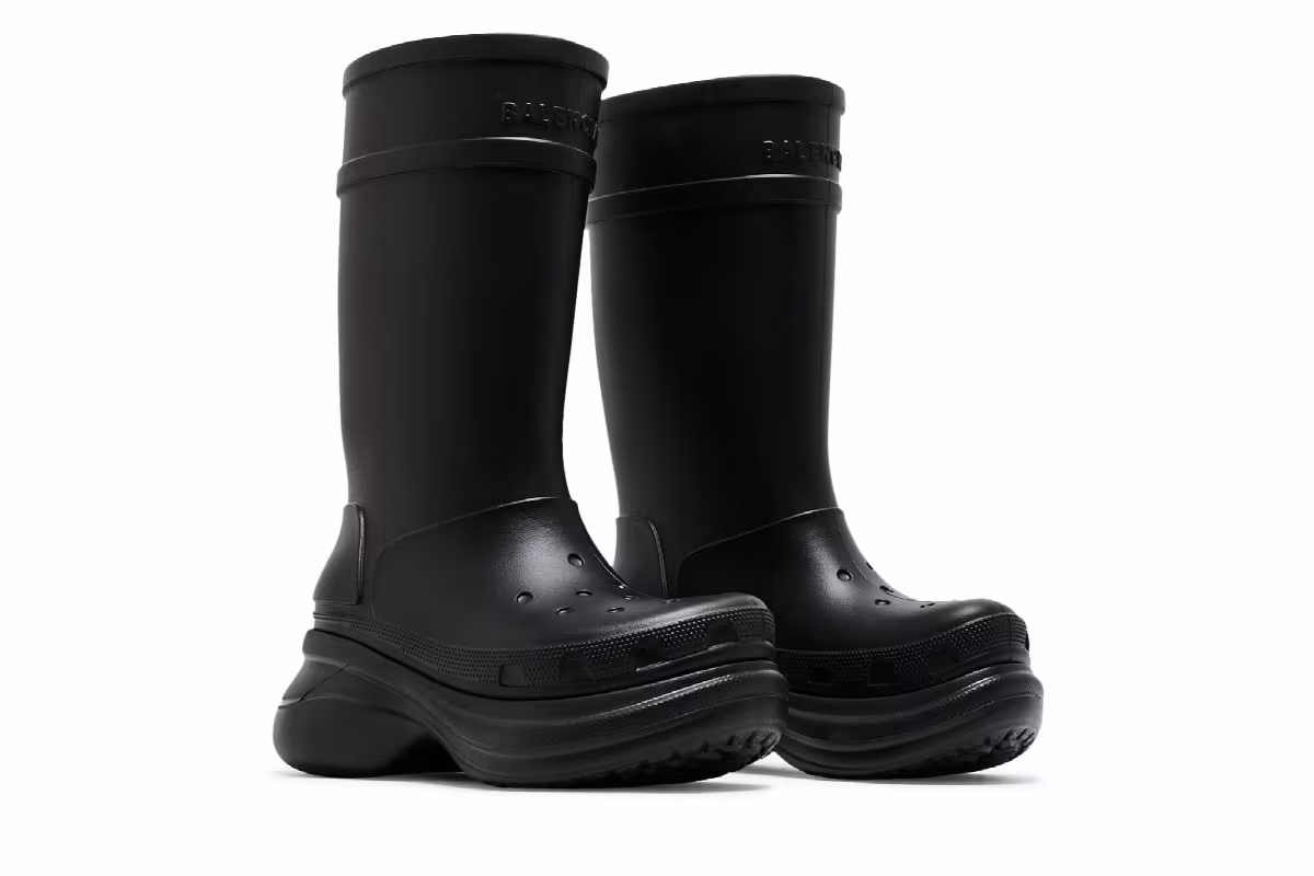 Crocs x Balenciaga Women's Boot Black, view 9