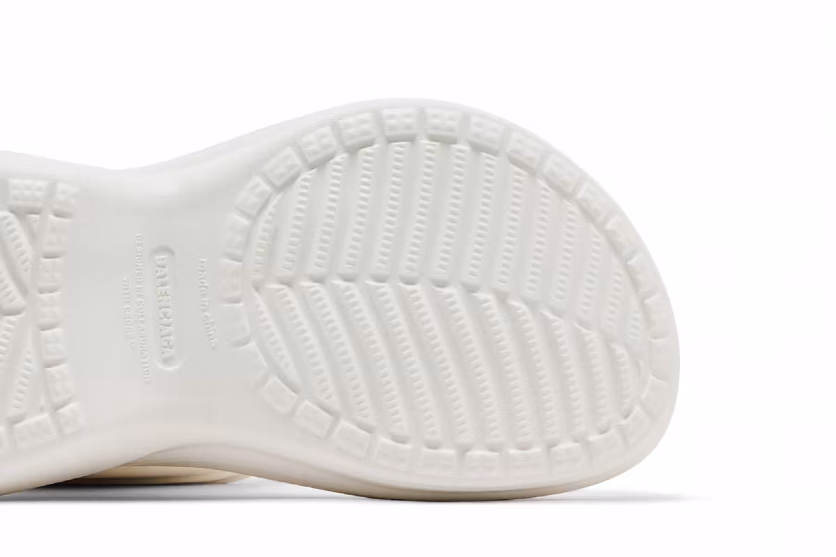 Crocs x Balenciaga Women's Clog Boot 2.0 White, view 6