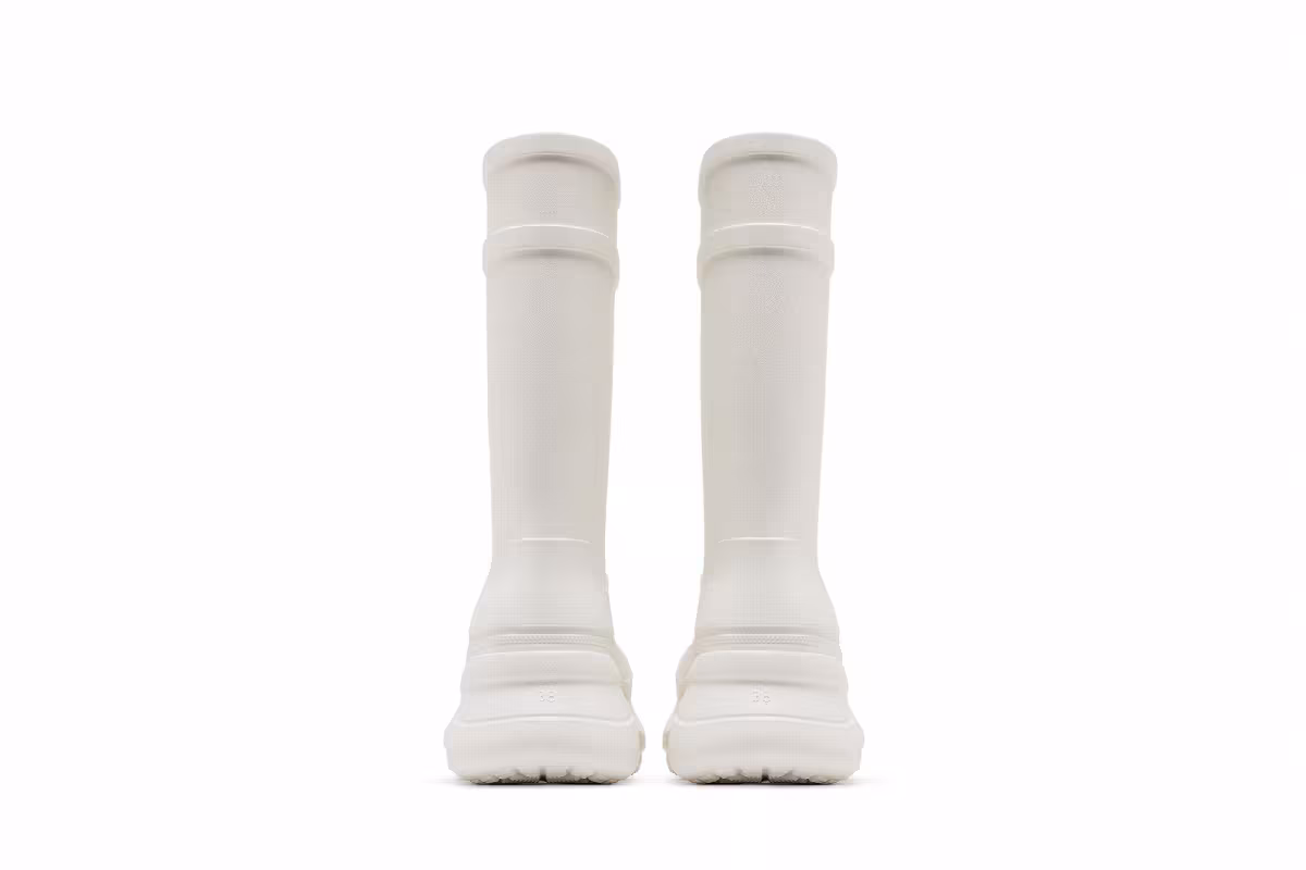 Crocs x Balenciaga Women's Clog Boot 2.0 White, view 7