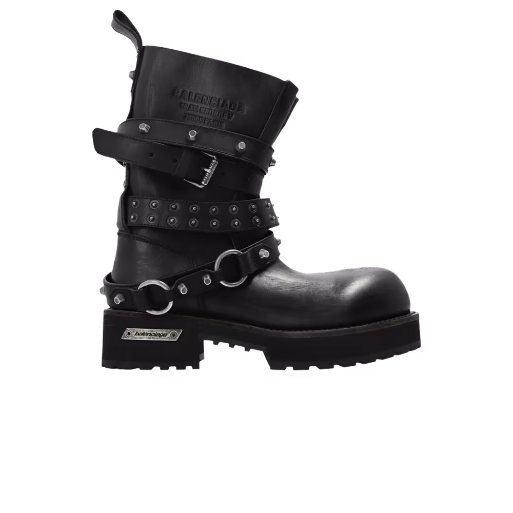 Balenciaga Women's Venom City Bootie Black