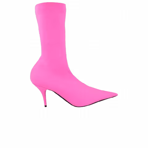 Balenciaga Wmns Knife Sock Bootie 'Pink Fluorescent'