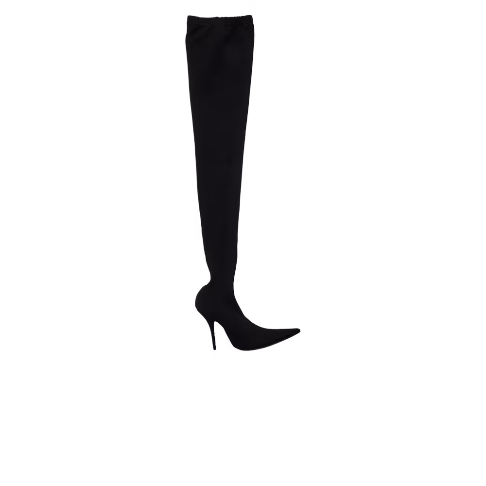 Balenciaga Women's Knife Over The Knee Boot Black