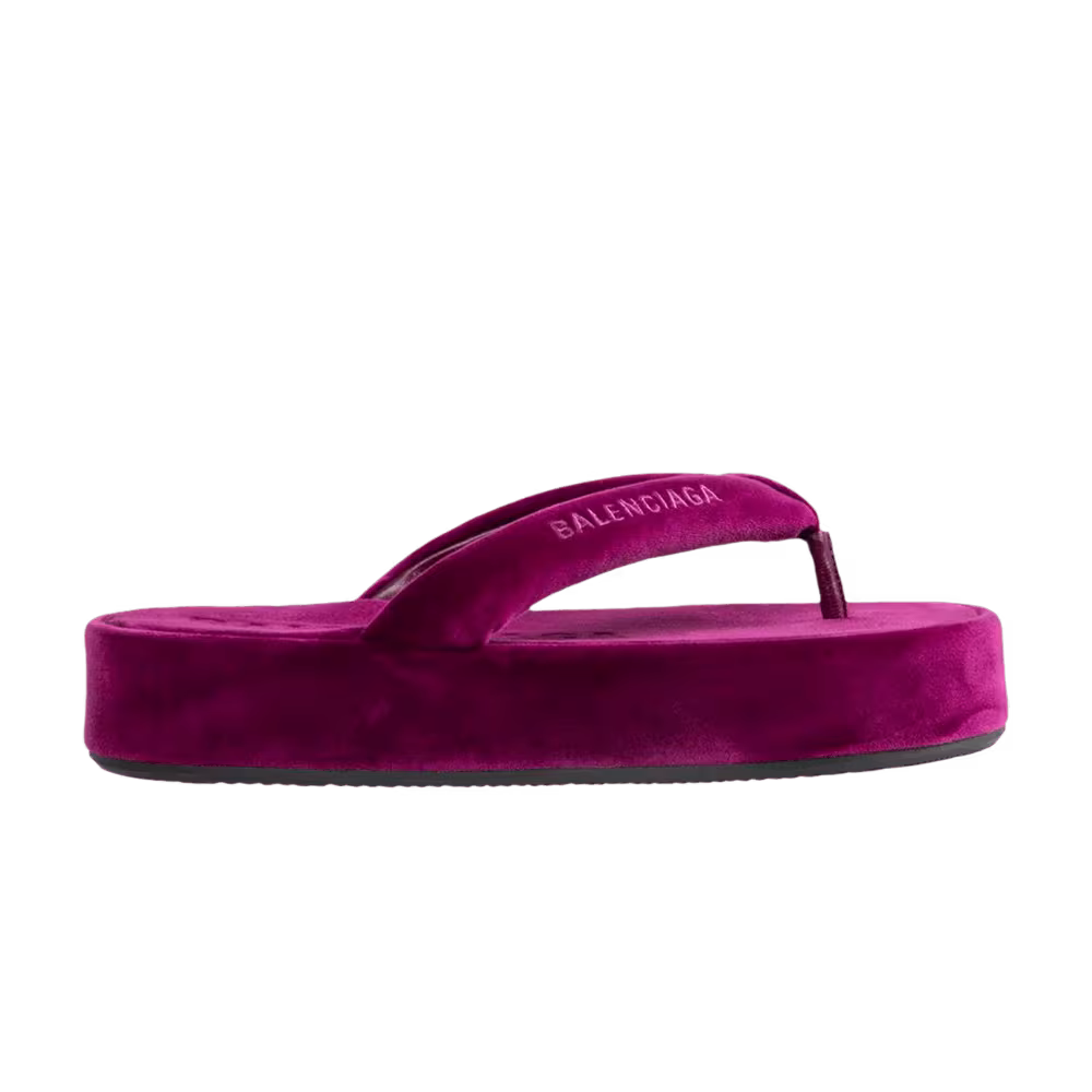 Balenciaga Women's Jet Lag Thong Purple