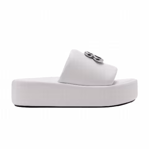 Balenciaga Wmns Rise Slide 'White Silver'