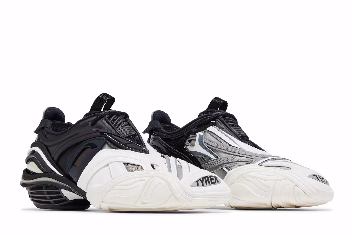 Balenciaga Women's Tyrex Black Grey, view 9