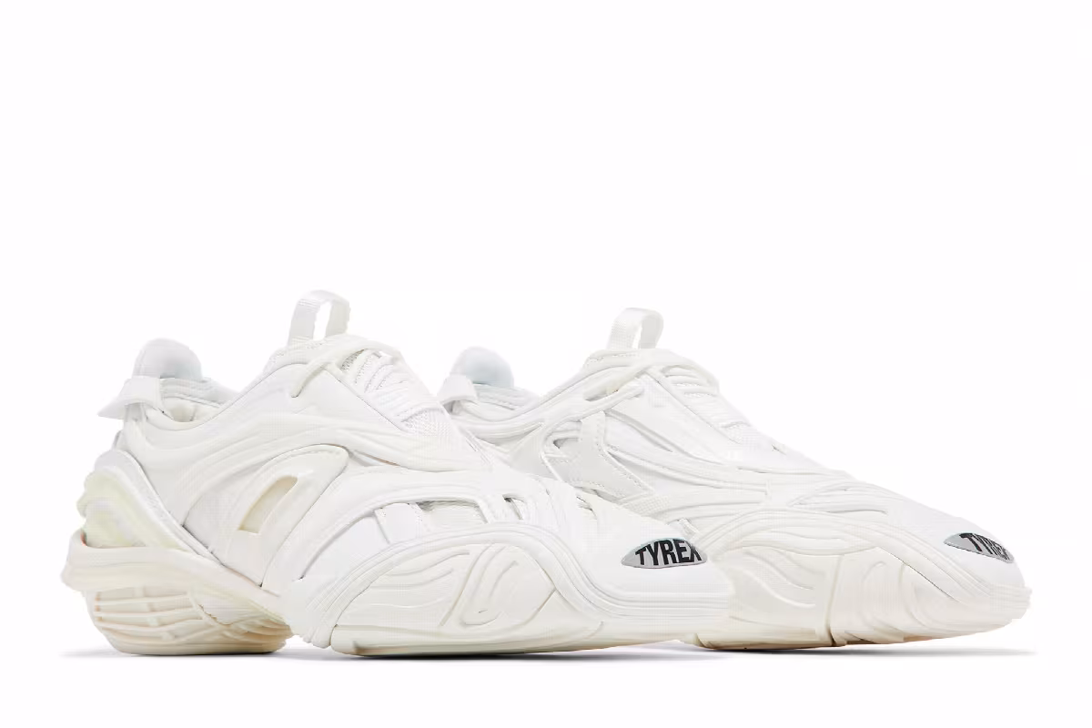 Balenciaga Women's Tyrex Low White, view 9