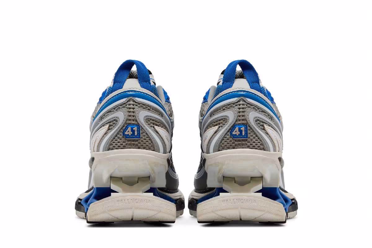 Balenciaga X-Pander Blue Silver, view 7