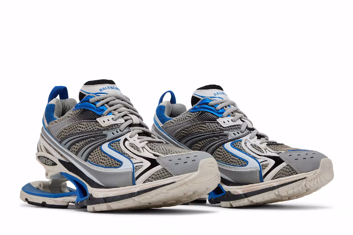 Balenciaga X-Pander Blue Silver, view 9