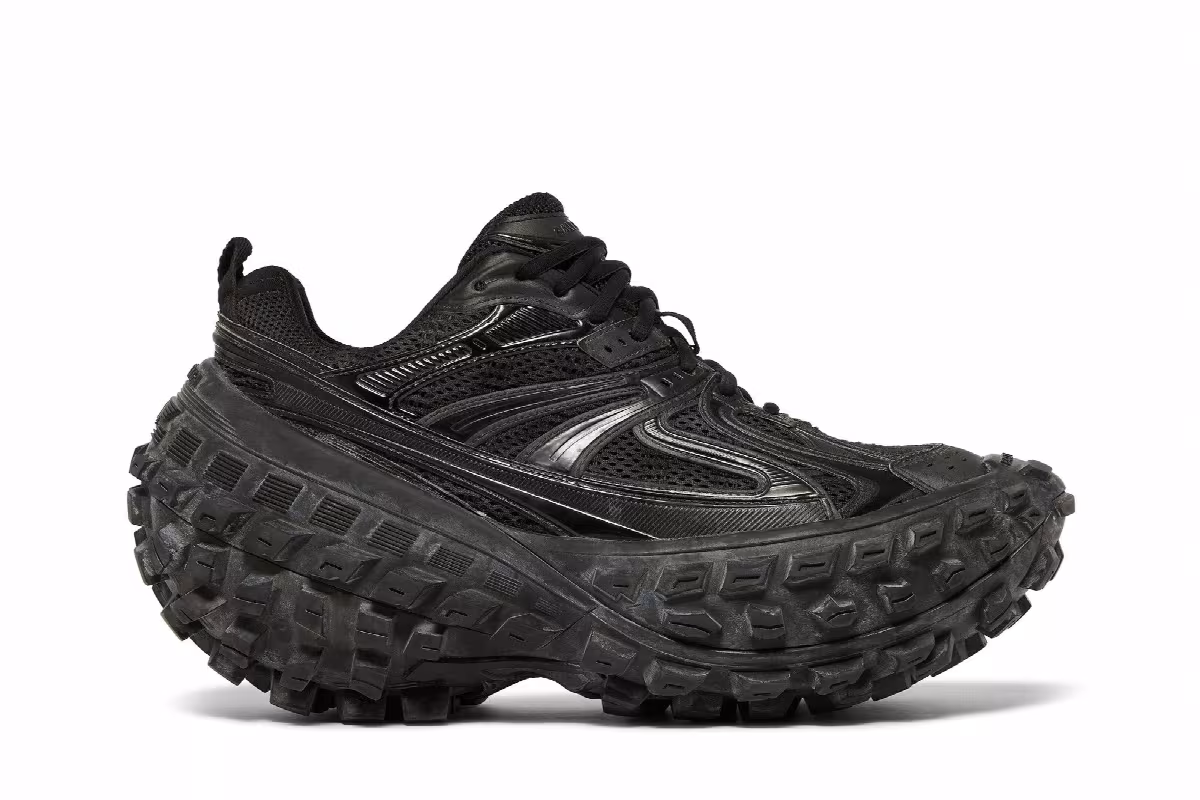 Balenciaga Defender Sneaker Black, view 2