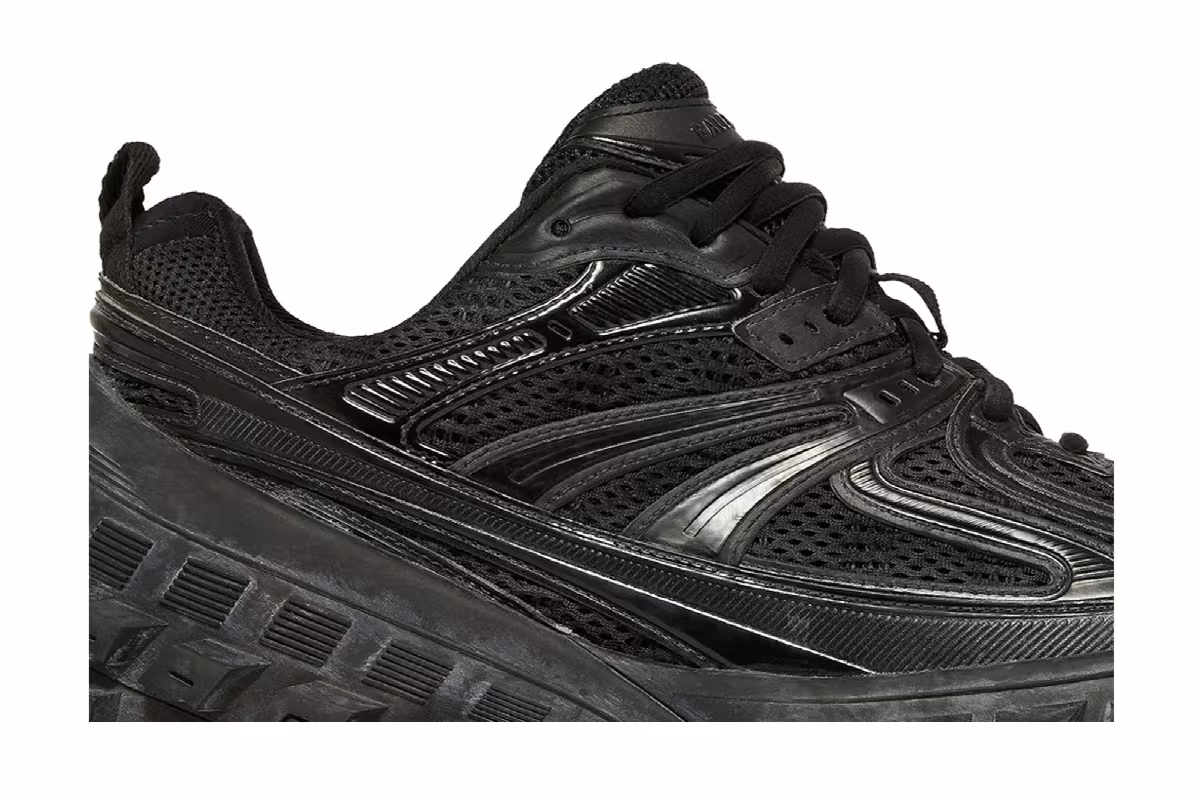 Balenciaga Defender Sneaker Black, view 3