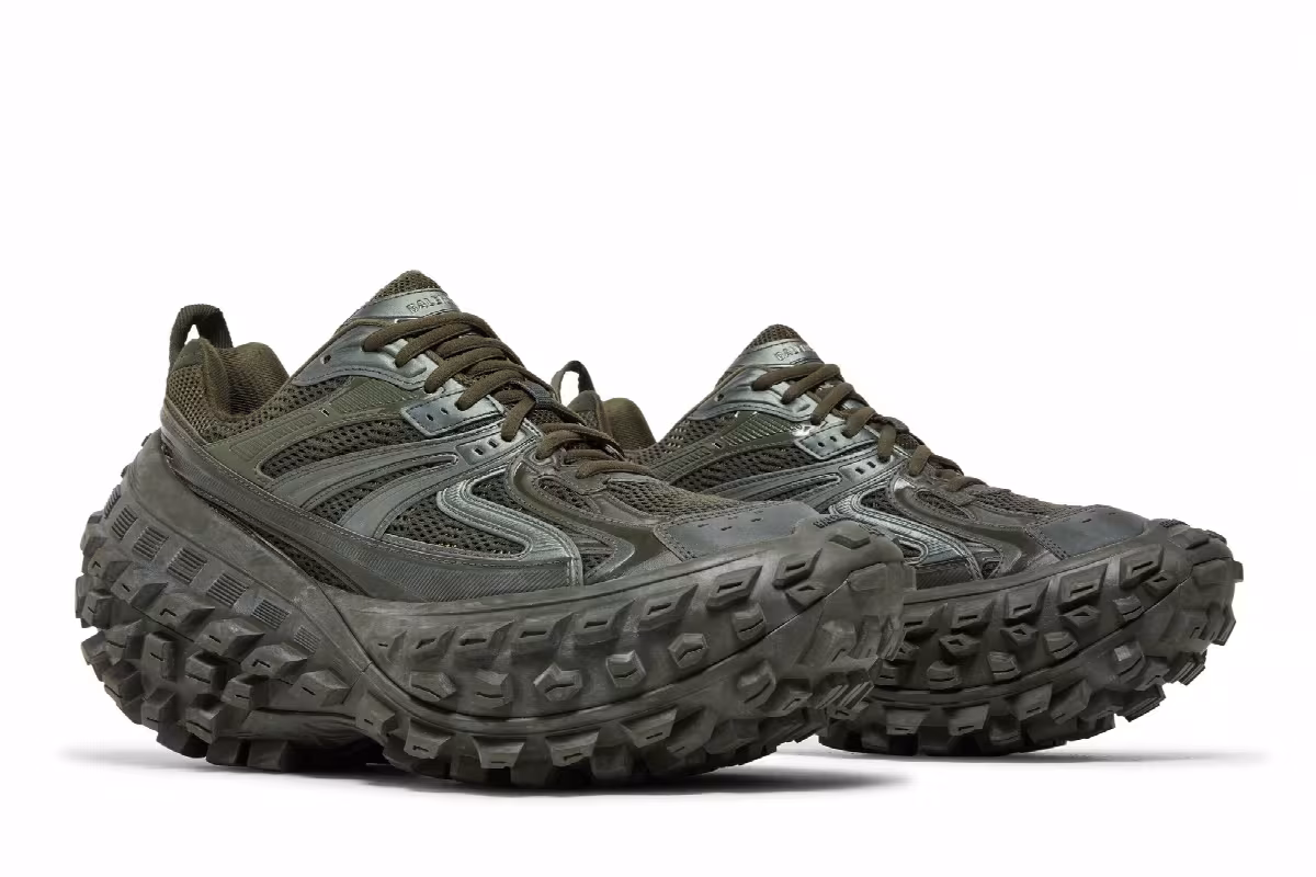 Balenciaga Defender Sneaker Dark Green, view 9
