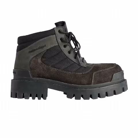 Balenciaga Combat Strike Boot 'Brown Black'