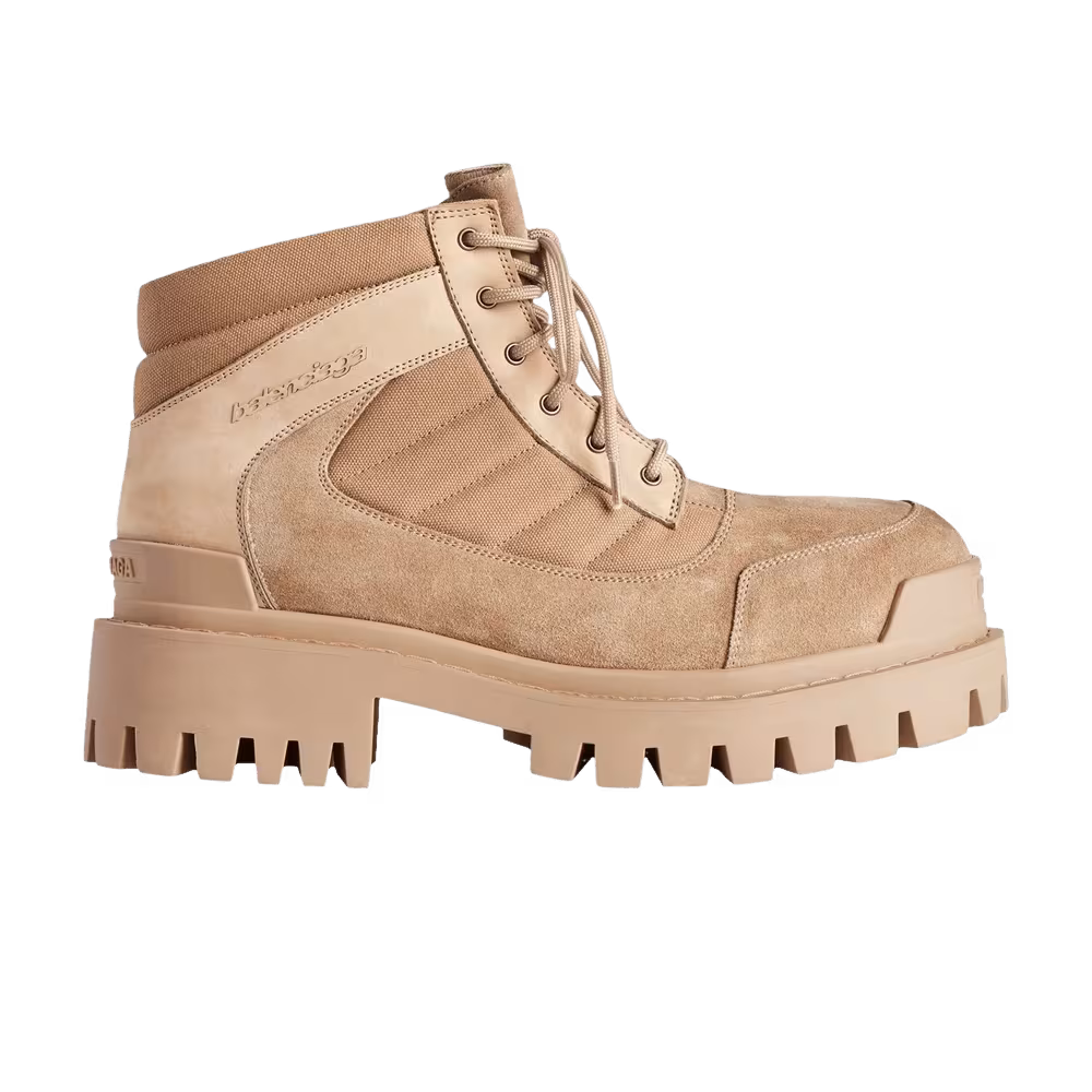 Balenciaga Combat Strike Low Boot Sand