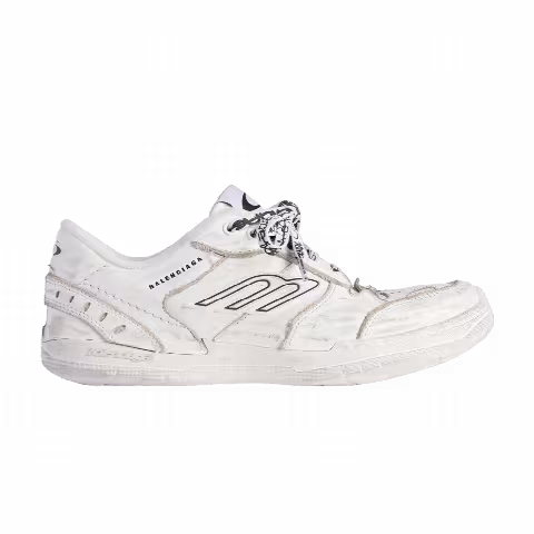 Balenciaga Wmns Hamptons Medium Worn-out Sneaker 'White'