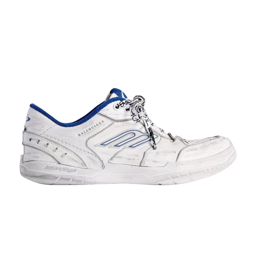 Balenciaga Hamptons Sneaker White Dark Blue Grey